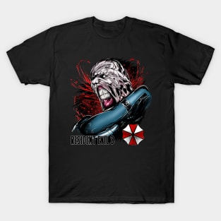 Resident evil 3 remake NEMESIS Monster T-Shirt